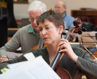 Helen playing Cello